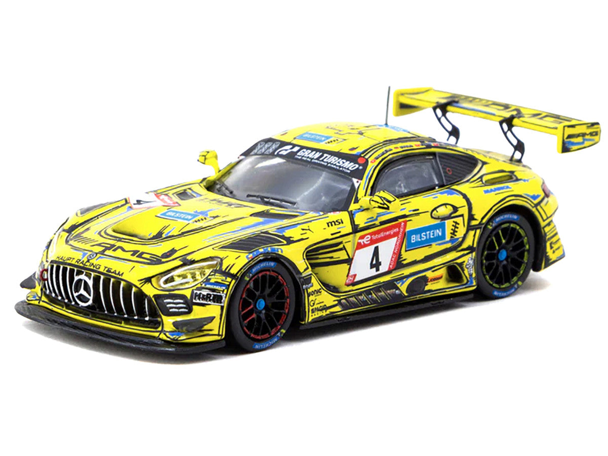 Mercedes-AMG GT3 #4 Philip Ellis - Raffaele Marciello - Luca Stolz - Edoardo Mortara 3rd Place "24 Hours of Nurburgring" (2023) "Hobby64" Series 1/64 Diecast Model by Tarmac Works 3